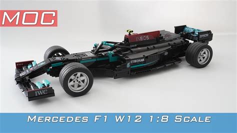 Mercedes F1 W12 (Detailed Edition) 1:8 Scale LEGO TECHNIC MOC, lego ...