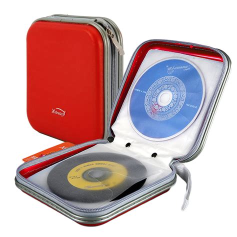 tsv 40 disc cd dvd storage holder carry case organizer holder wallet cover box album - Walmart ...