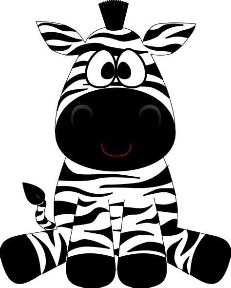 Clipart - Cartoon Zebra