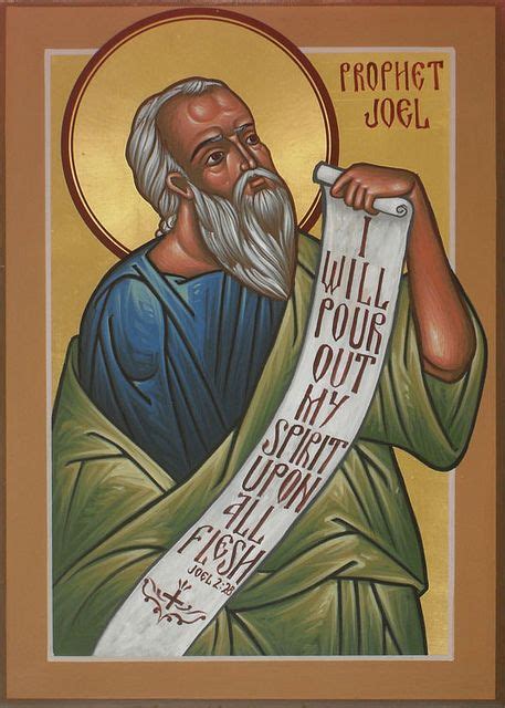 Prophet Joel | Prophet, Hebrew bible, Orthodox icons