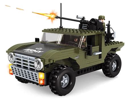 Ausini model building kits compatible with lego city army 584 3D blocks Educational model ...