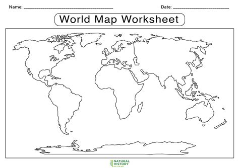 World Map Continents And Oceans Printable - Anichart Winter 2024