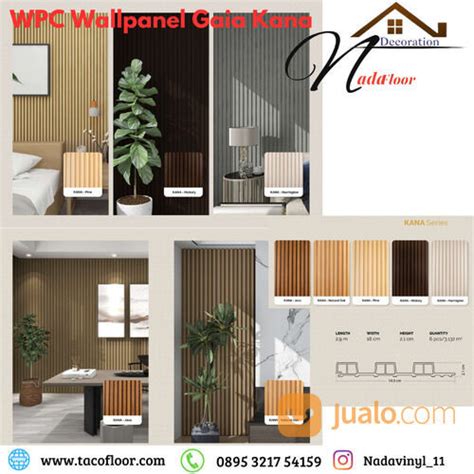 WPC Wall Panel Dinding Gaia Kana Series Motif Kayu di Kota Jakarta Selatan, DKI Jakarta | Jualo.com