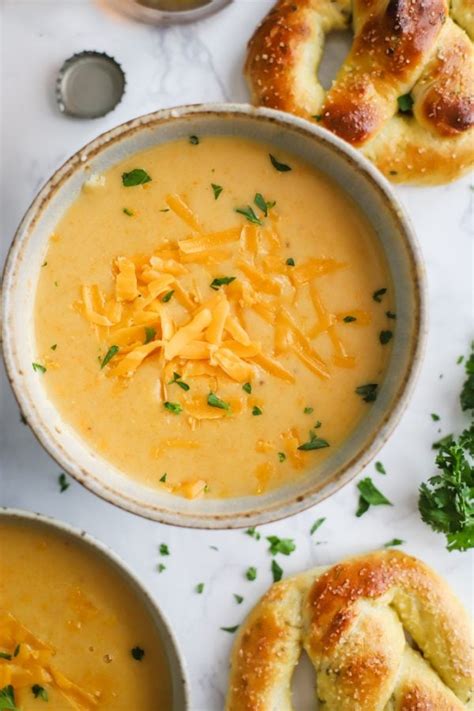 Beer Cheese Soup - Food with Feeling