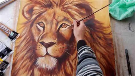 Lion Face Painting Ideas