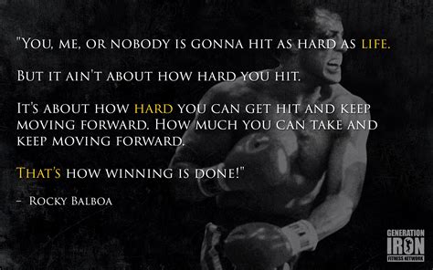 Bootstrap Business Motivational Rocky Balboa Quotes