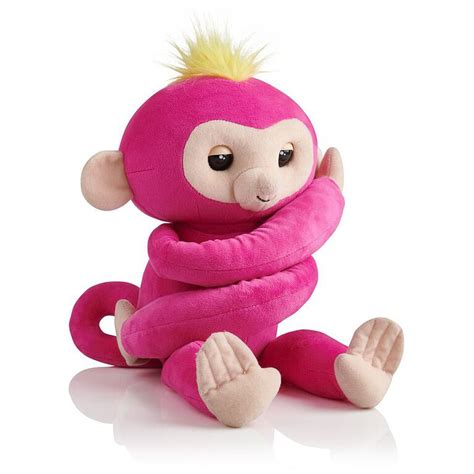 Fingerlings HUGS - Bella (Pink) - Advanced Interactive Plush Baby Monkey Pet | Toys R Us Canada