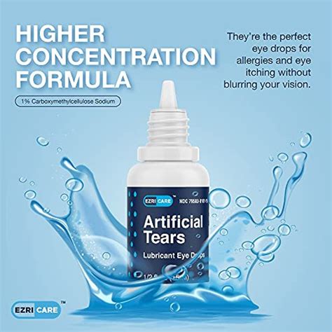 2 PK Artificial Tears Eye Drops for Dry Eyes - Extra Strong ...