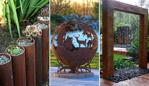 20 Amazing DIY Ideas for Outdoor Rusted Metal Projects - WooHome