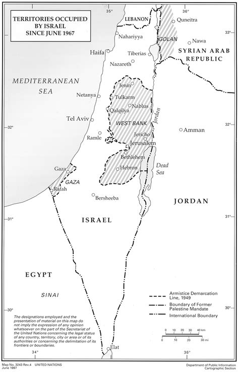 Territories occupied by Israel since 1967 | Israel palestine conflict ...