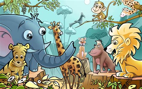 Animal Cartoon Wallpapers - Top Free Animal Cartoon Backgrounds ...