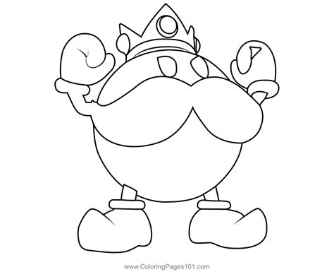 King Bob omb Mario Kart Coloring Page | Super mario coloring pages, Coloring pages, Mario ...