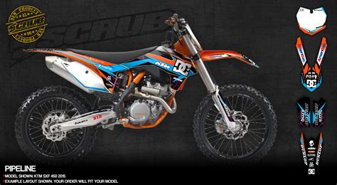 KTM graphics kit for dirt bike. make your motocross/enduro original. | Ktm, Graphic kit, Motocross