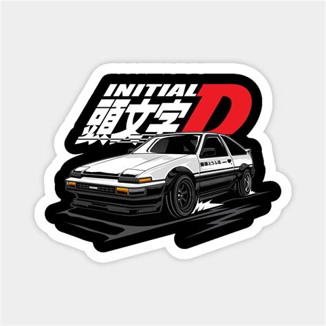 AE86 Trueno Initial D by keengraphic | Phone cover stickers, Ae86 ...