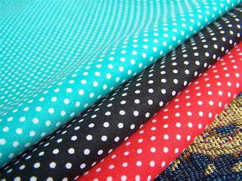 Mini Polka Dots Fabric of 3 /FQ Set44/110cm by iwawa on Etsy