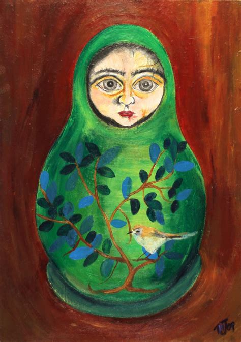 babushka | Russian folk art, Painting, Folk art