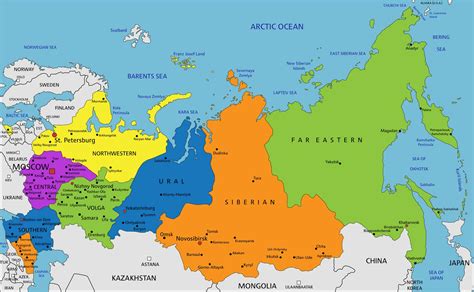 Russia Map Russia Map Map Political Map | Images and Photos finder