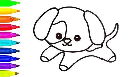 Dog Picture Drawing For Kids - PetsWall