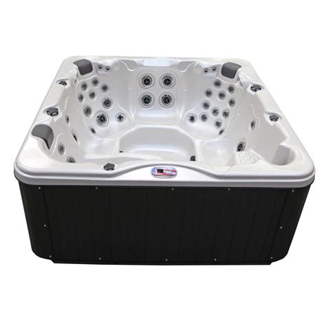 American Spas 6-Person 56-jet Square Hot Tub at Lowes.com