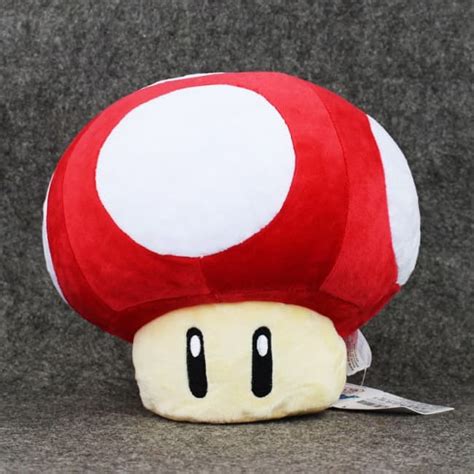 Super Mario Mushroom Soft Plush Toy 20cm | BoxyCase