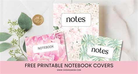 Aesthetic Printable Notebook Covers | Best Free Templates