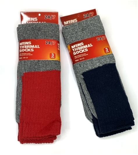 #9-THERMAL Men's Cotton Thermal Socks(10-13) - $1.75 per pack of 3(20 packs)