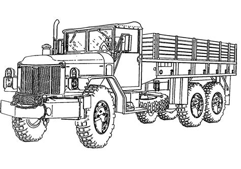 Army Truck Coloring Pages Coloring Pages