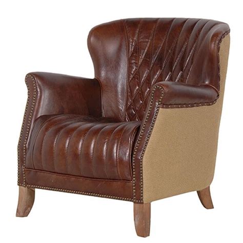 Single Seater Leather Finish Sofa | Rajtaishree