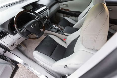 Lexus RX350 Leather Kit | Frost / Black - LeatherSeats.com