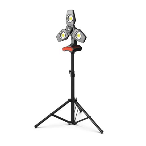 2200 lumens LED 3-blade rechargeable tripod work light-Ningbo Taller Intelligent Technology Co ...