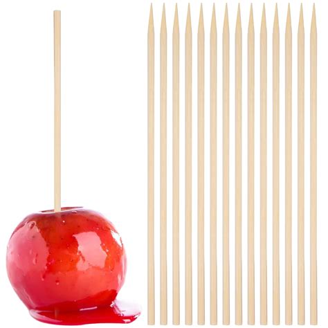 HANSGO Natural Bamboo Skewers Bulk,3mm 8Inch Wooden Skewers Barbecue ...