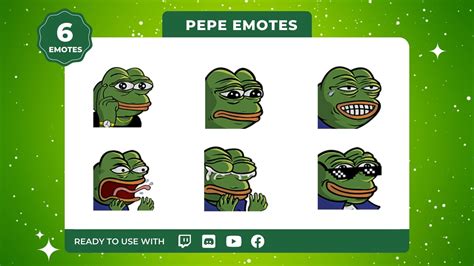 Twitch Discord Emote for Streamers or Gamers Pepe The Frog Meme GG Animated Twitch Emote Digital ...