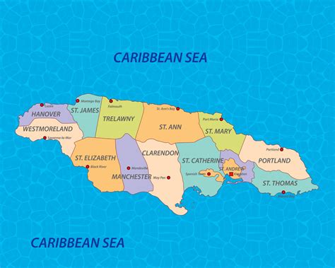 orgánico Borde grado mapa de jamaica famélico Ópera servilleta