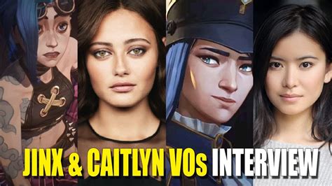 We talk to Jinx & Caitlyn's voice actors in the new League of Legends Netflix series - YouTube