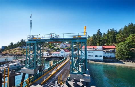 Orcas Island ferry dock stock photo. Image of washington - 184679512