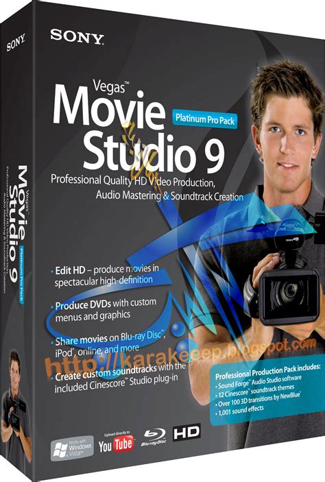 Portable Sony Vegas Movie Studio Platinum v9.0b.92