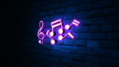 Neon Music Wallpaper Background | Neon light signs, Music wallpaper, Neon