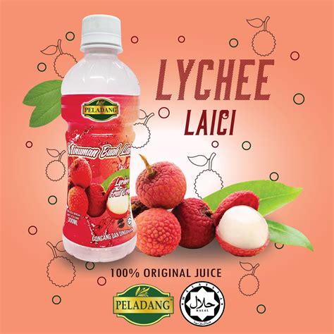 PELADANG Lychee Fresh Juice 300ml / Jus Buah Laici | Lazada