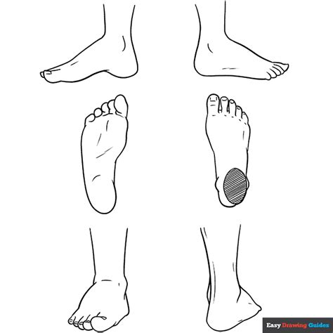 How to Draw Anime Feet - Easy Step by Step Tutorial