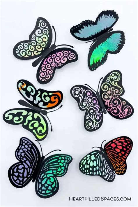 Free Butterfly SVG: 3D Butterfly Paper Craft