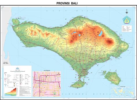 Peta Kota Peta Pulau Bali - Riset