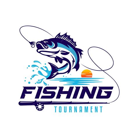 Premium Vector | Fishing logo design template illustration Sport fishing Logo