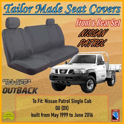 NISSAN PATROL SINGLE CAB 99-16 CAR SEAT COVER SET – Parklea Markets