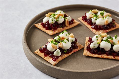 Beetroot, goat's cheese and pine nut crispbreads by Paul Welburn - Peter's Yard