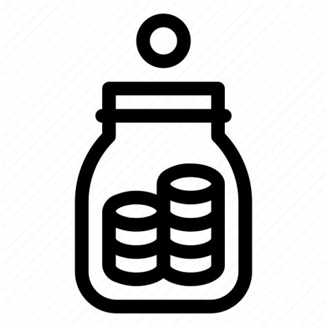 Banking, coins, finance, jar, money, tip icon - Download on Iconfinder