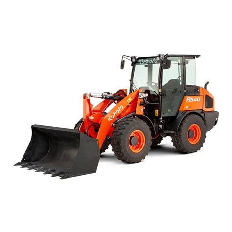 KUBOTA R540 OPERATOR'S MANUAL Pdf Download | ManualsLib