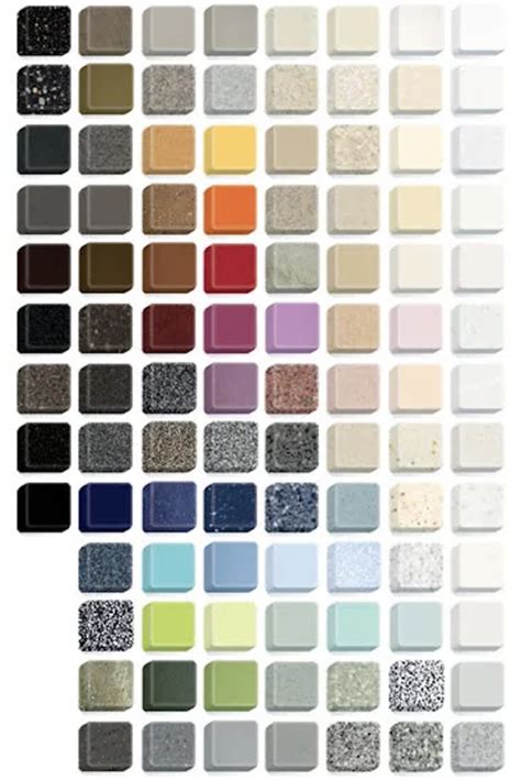 Corian | Corian Cabinets & Color Chart - Teevax Kitchen and Design Center