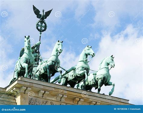 Brandenburg Gate Quadriga Royalty Free Stock Image - Image: 18728336