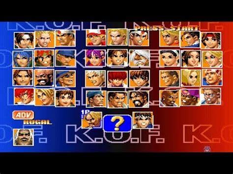 The King of Fighters '98 All Characters [PS1] - YouTube