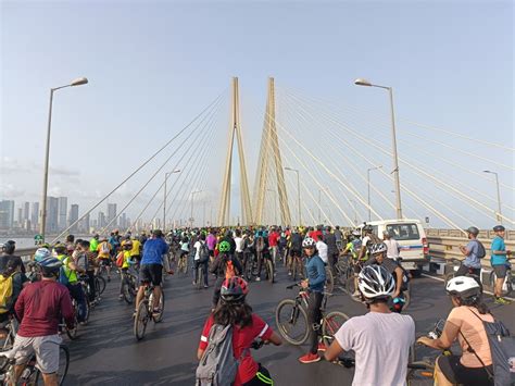 RIDE ON THE BANDRA WORLI SEA-LINK - Pedal And Tring Tring